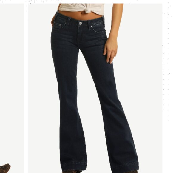 Mid Rise Extra Stretch Trousers - Picture 2 of 4